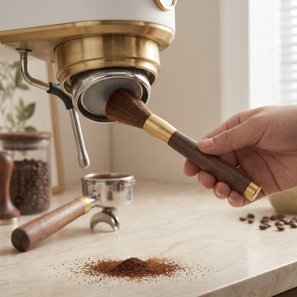 Rosewood Coffee Cleaning Brush.