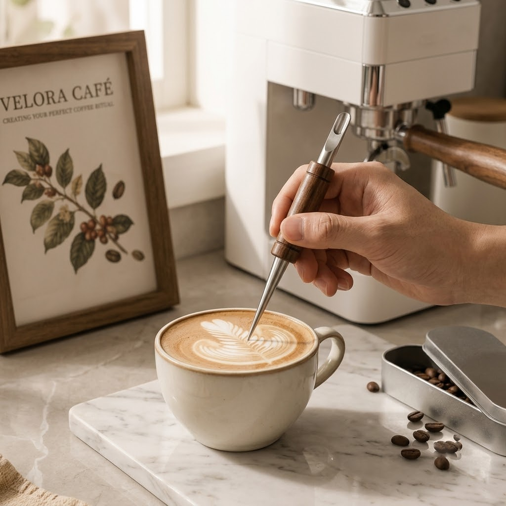 Rosewood Latte Art Pen Set.