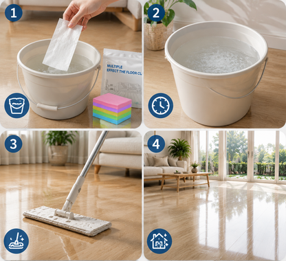 60-Pieces Multi-Effect Floor Cleaning Sheets
