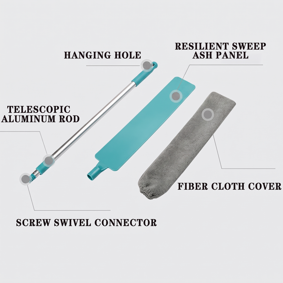 Retractable Gap Dust Cleaner