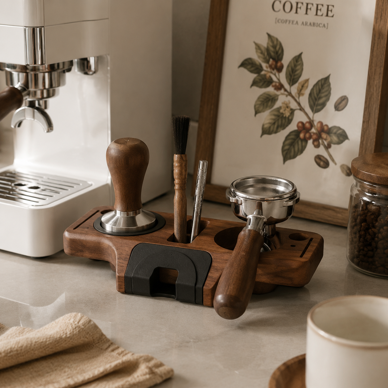 Sapele Wood T-Shaped Coffee Base.