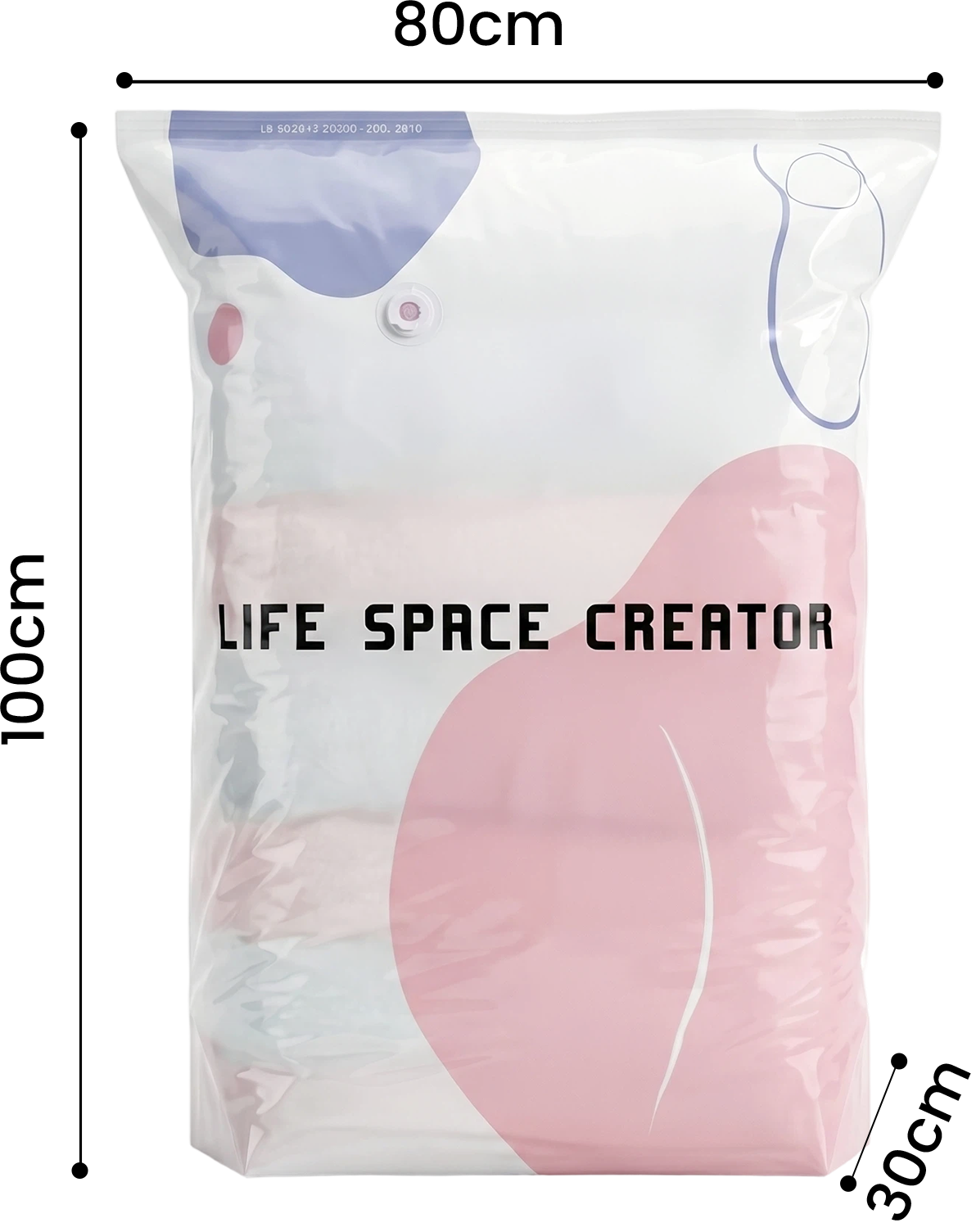 No-Pump 3D Vacuum Storage Bags