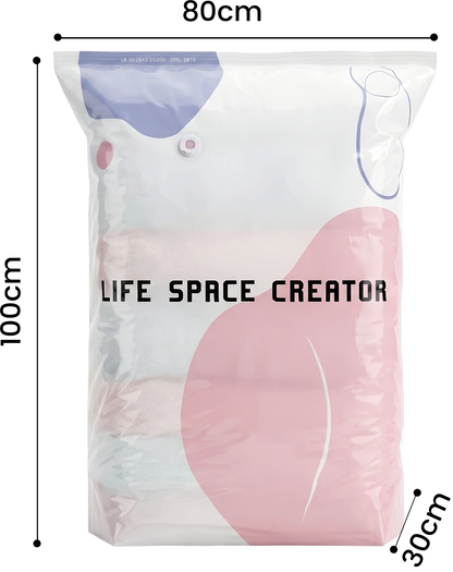 No-Pump 3D Vacuum Storage Bags