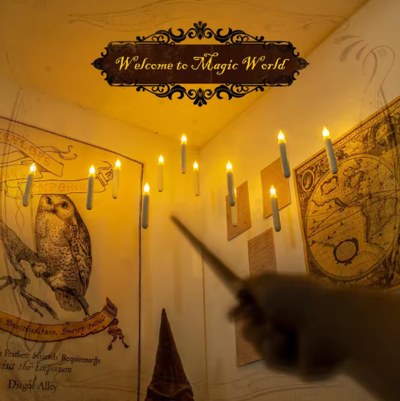 VireloLiving™ Floating Candles From Halloween Haunts to Christmas Magic