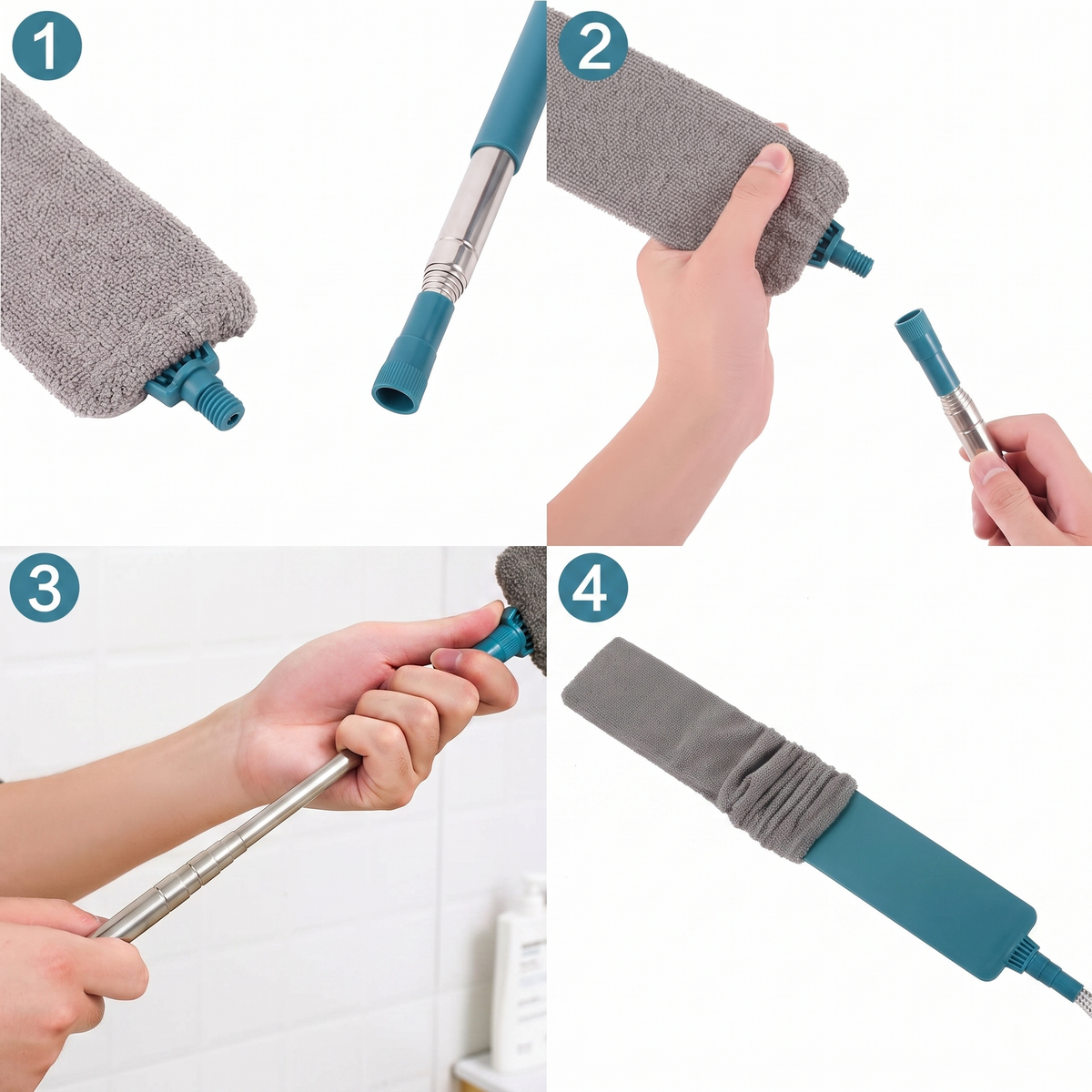 Retractable Gap Dust Cleaner