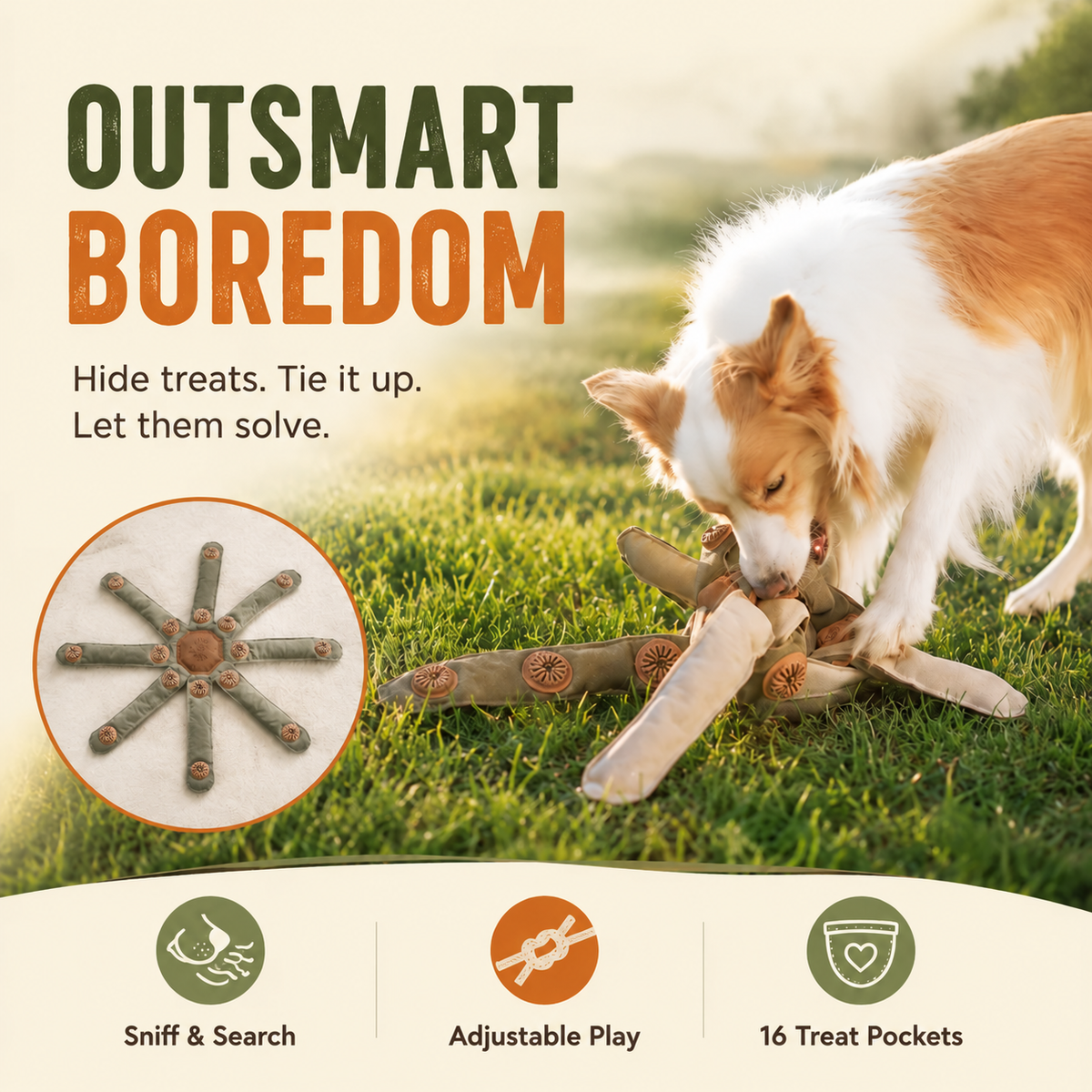 VireloLiving™ Dogtopus - The Boredom-Busting Treat Puzzle for Dogs