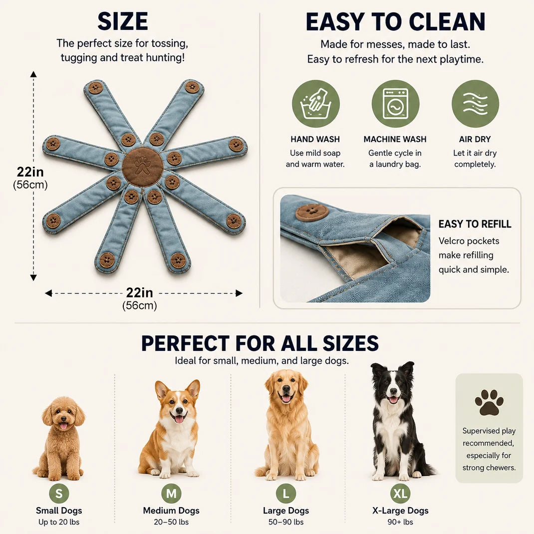 VireloLiving™ Dogtopus - The Boredom-Busting Treat Puzzle for Dogs