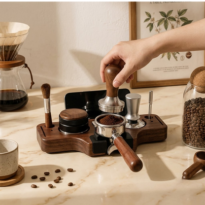 Sapele Wood T-Shaped Coffee Base.