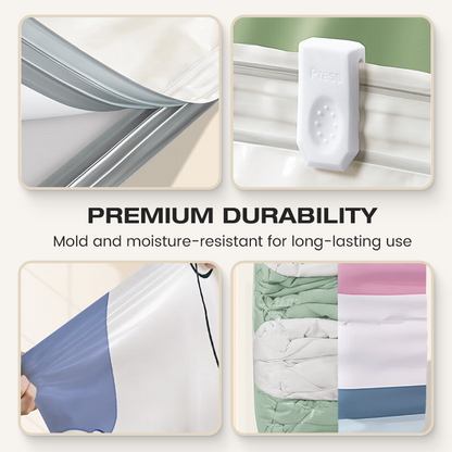 No-Pump 3D Vacuum Storage Bags
