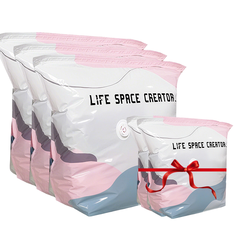 No-Pump 3D Vacuum Storage Bags