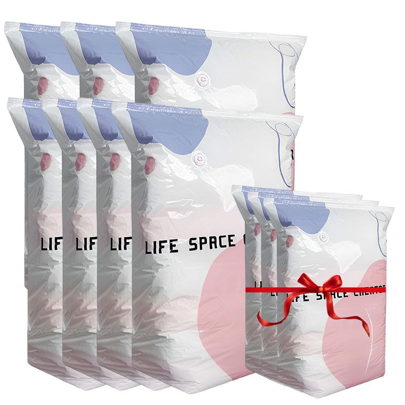 No-Pump 3D Vacuum Storage Bags